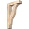 Ekena Millwork Funston Block Smooth Bracket w/ Offset Brace, Douglas Fir, 5 1/2"W x 20"D x 32"H BKT0604X20X32FST05SDF - alternate 1